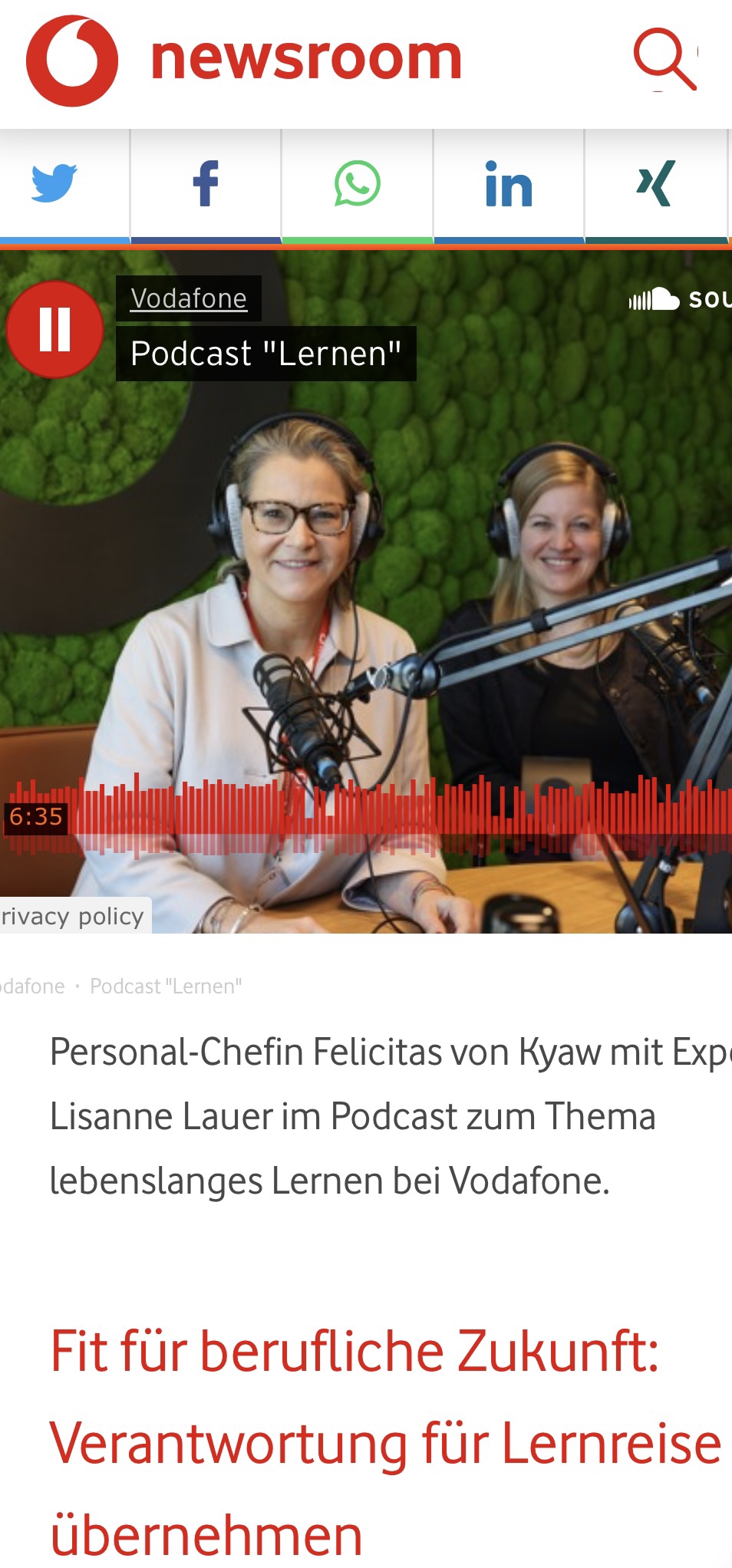 Lust am Lernen – GROW@Vodafone