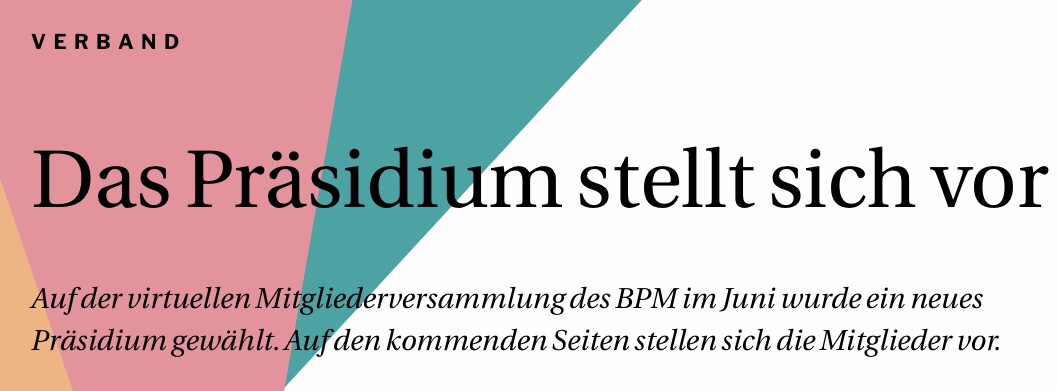 BPM Präsidium – das Team stellt sich vor